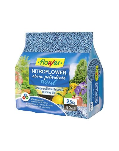 Abono polivalente azul Nitroflower 2.5 kilos