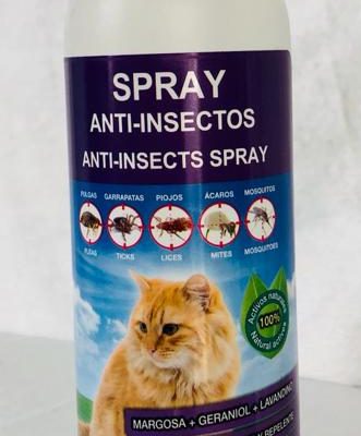 Anti insectos gatos